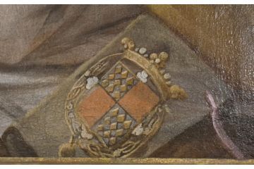 particolare dello stemma dei San Martino d'Agliè conti di Front e Vauda Canavese